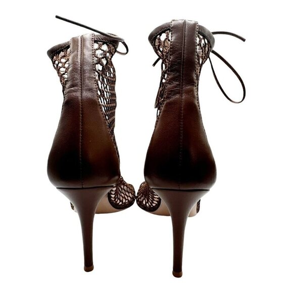 Gianvito Rossi Cage Mesh Booties - Picture 7 of 10